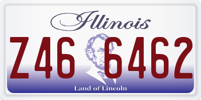 IL license plate Z466462