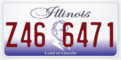 IL license plate Z466471