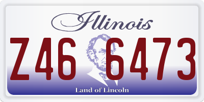 IL license plate Z466473
