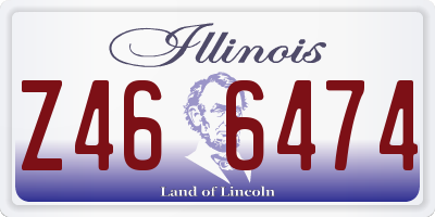 IL license plate Z466474