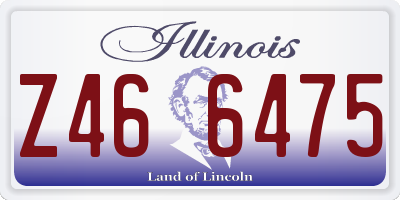 IL license plate Z466475