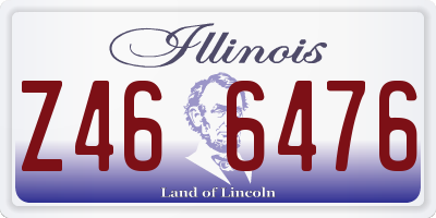 IL license plate Z466476