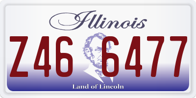 IL license plate Z466477