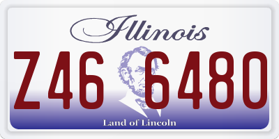 IL license plate Z466480