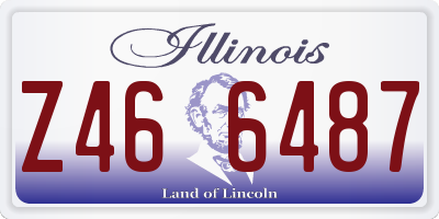 IL license plate Z466487
