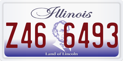 IL license plate Z466493