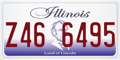 IL license plate Z466495