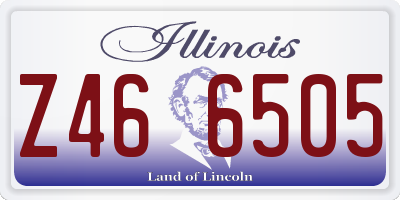 IL license plate Z466505