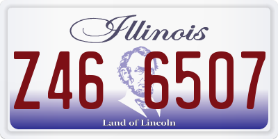 IL license plate Z466507