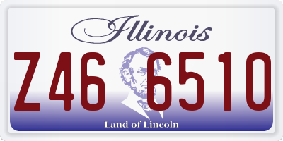 IL license plate Z466510