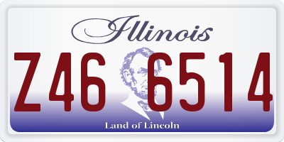 IL license plate Z466514