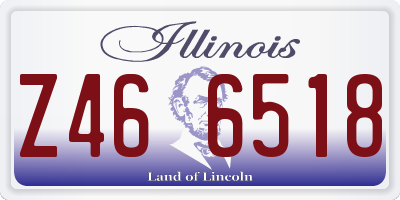 IL license plate Z466518
