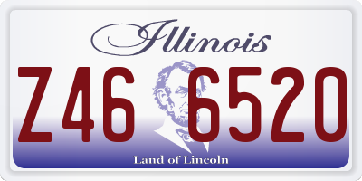 IL license plate Z466520