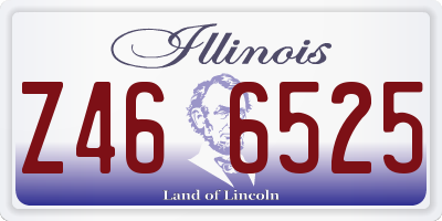 IL license plate Z466525