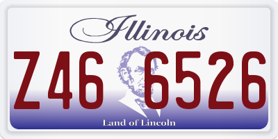 IL license plate Z466526
