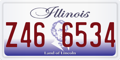 IL license plate Z466534