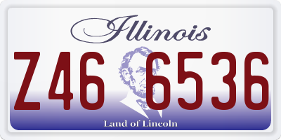 IL license plate Z466536