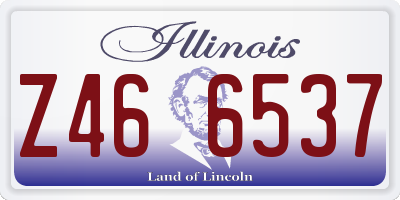 IL license plate Z466537