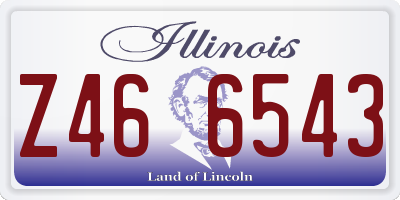 IL license plate Z466543