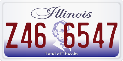 IL license plate Z466547