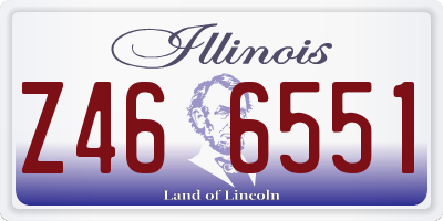 IL license plate Z466551