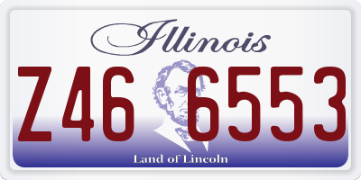 IL license plate Z466553
