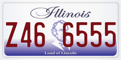 IL license plate Z466555