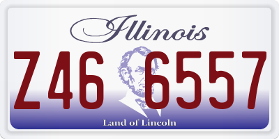 IL license plate Z466557