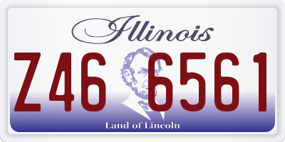 IL license plate Z466561