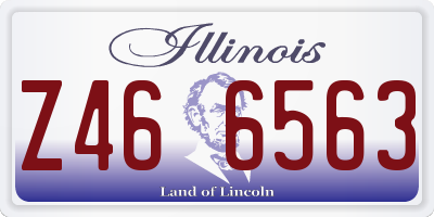 IL license plate Z466563
