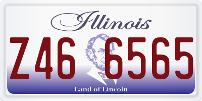IL license plate Z466565