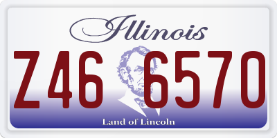 IL license plate Z466570