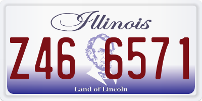 IL license plate Z466571