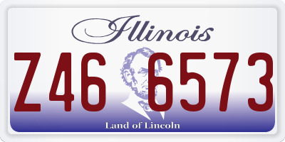 IL license plate Z466573