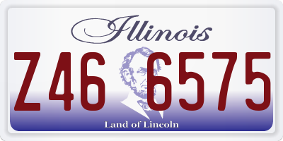 IL license plate Z466575