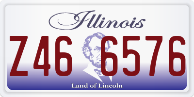 IL license plate Z466576