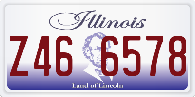 IL license plate Z466578
