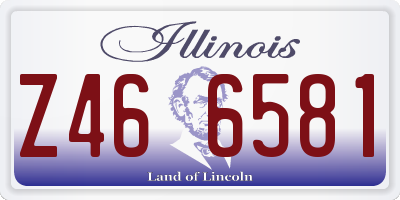 IL license plate Z466581