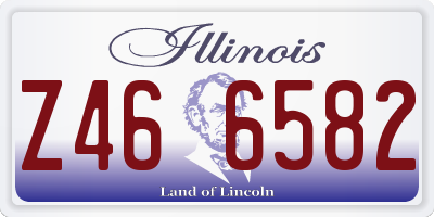 IL license plate Z466582