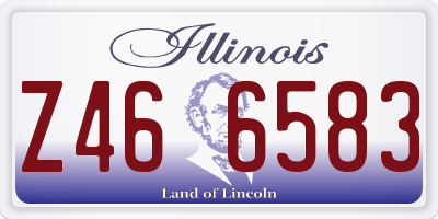 IL license plate Z466583