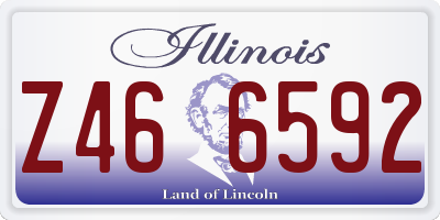 IL license plate Z466592