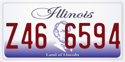 IL license plate Z466594