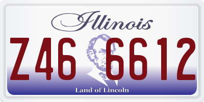 IL license plate Z466612