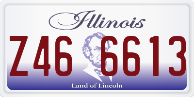 IL license plate Z466613