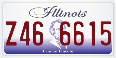 IL license plate Z466615