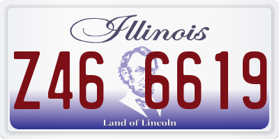 IL license plate Z466619