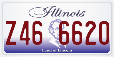 IL license plate Z466620