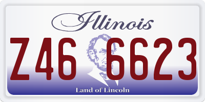 IL license plate Z466623