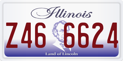 IL license plate Z466624