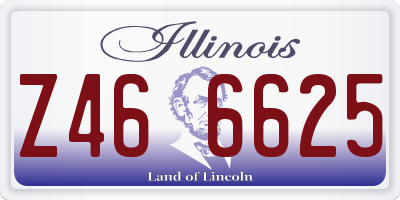 IL license plate Z466625